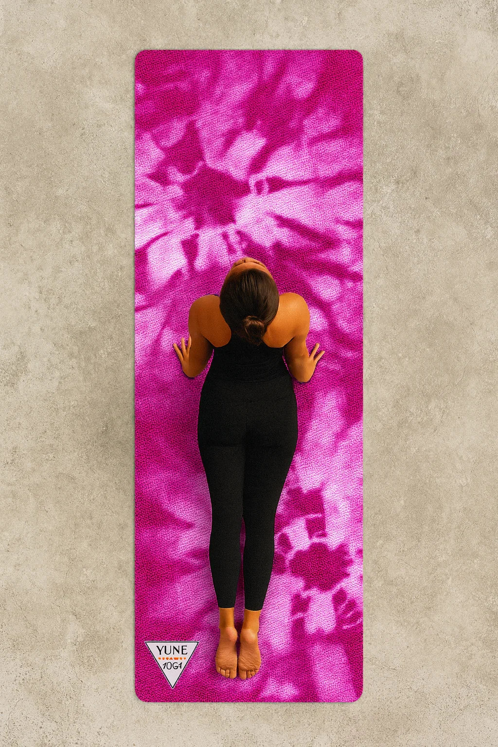 Elan Yoga Mat – 6mm Non-Slip, Eco-Friendly & Tie-Dye Design | Yune Yoga