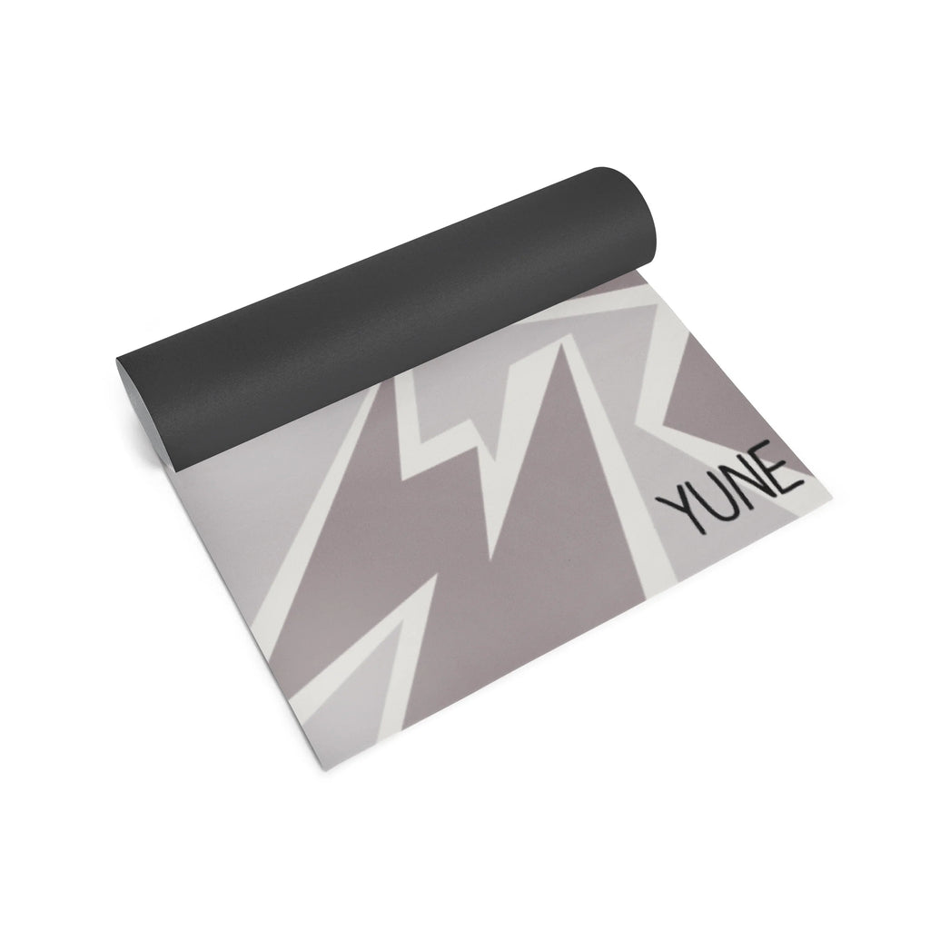 Yoga Mat | 6mm Thick | Grey | Non-Slip | Eco Friendly | Yune Yoga | Oshima