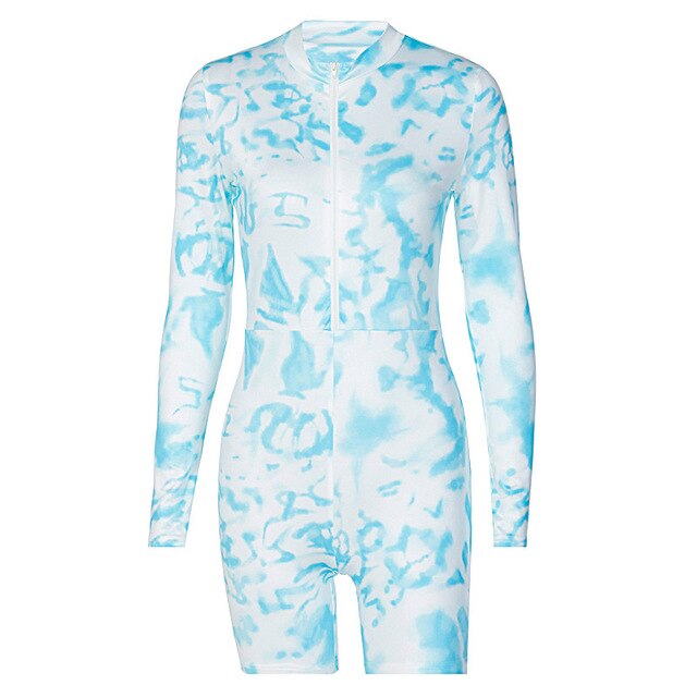 Tie Dye Print Jumpsuit Women